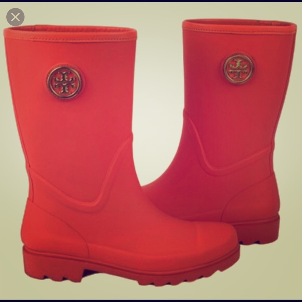 SOLD Beautiful TB Rain boots SOLD